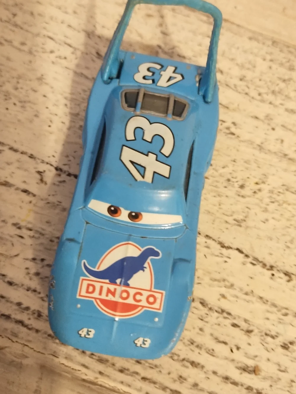 Disney Pixar Cars #43 Dinoco The King Metal Die-cast 1970 Plymouth Superbird
